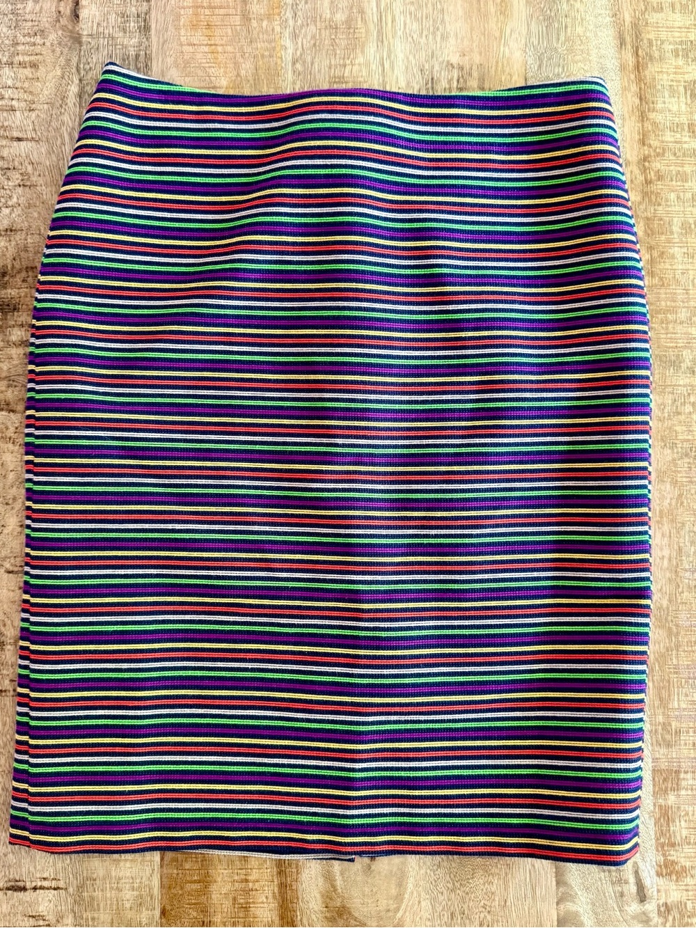 Flattering Talbots Petite 6P Multicolor Pencil Skirt Textured career preppy